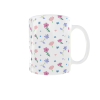 Mug en céramique avec motif floral délicat, idéal pour savourer votre café matinal avec élégance et style!