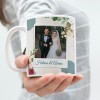 Ce mug cadre photo de mariage personnalisé devient un souvenir mémorable