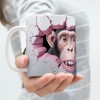 Mug en Céramique avec Singe Rigolo - Ajoutez de l’Amusement à Votre Café