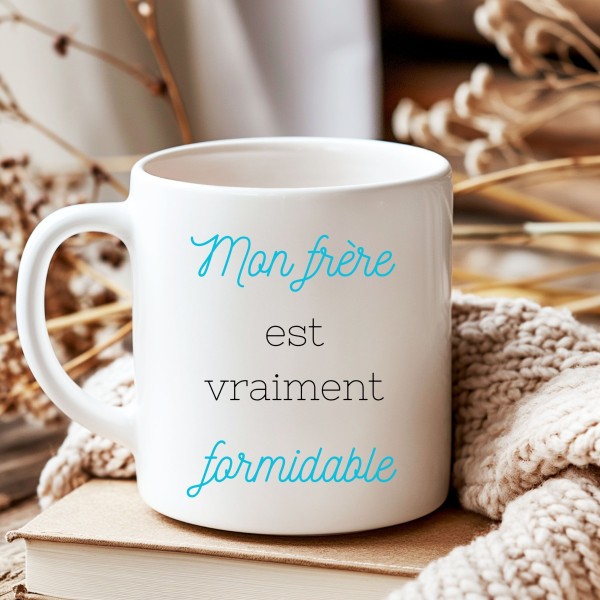 Offrir un mug à son frère pour son anniversaire et lui dire combien vous l'aimez