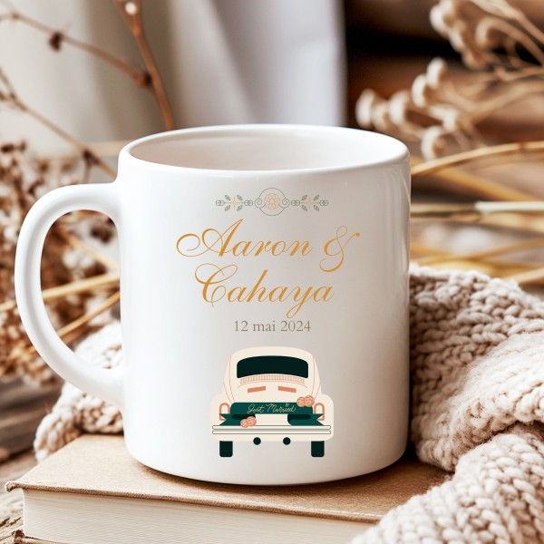 Mug de Mariage "Élégance Éternelle"