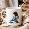 Mug blanc avec impression artistique “Me First”