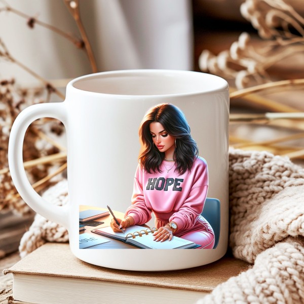 Mug illustré “Hope / espoir ”