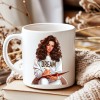 Mug Inspirant avec Illustration de Femme et Mot ‘RÊVE’