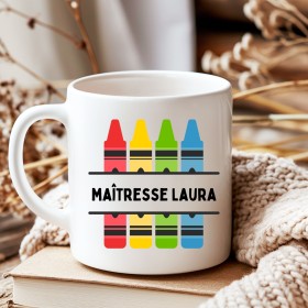Un mug personnalisé avec un design unique et un message spécial