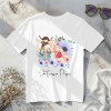 T-shirt fête des pères avec le prénom des enfants