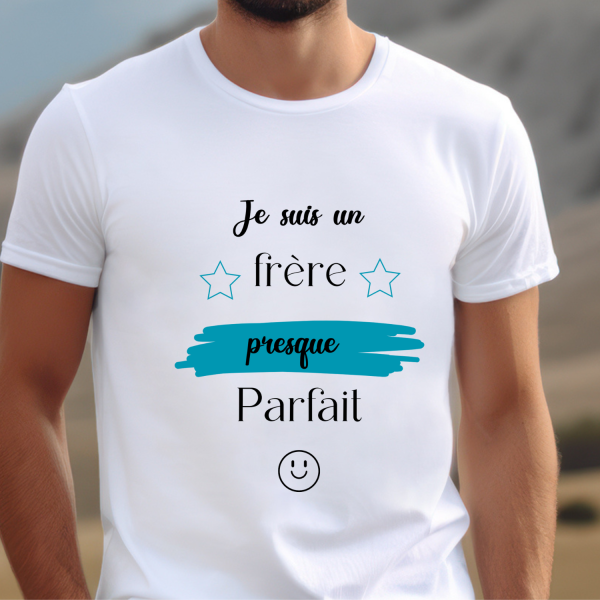 T-shirt personnalisé pour son frère , un cadeau unique et pas cher