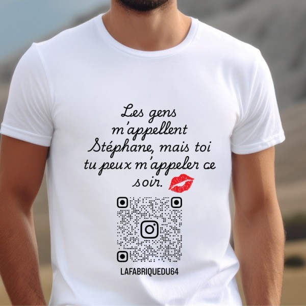 T-shirt QR INSTAGRAM