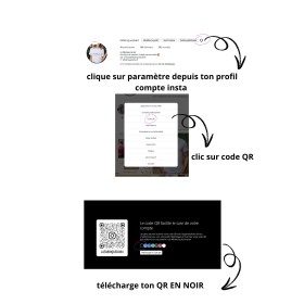 T-shirt QR INSTAGRAM